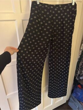 Cartonnier Navy Printed Palazzo Pants